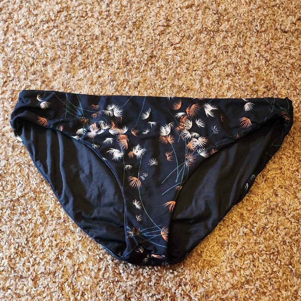 Carve Designs Reversible Black Bikini Bottom- XL